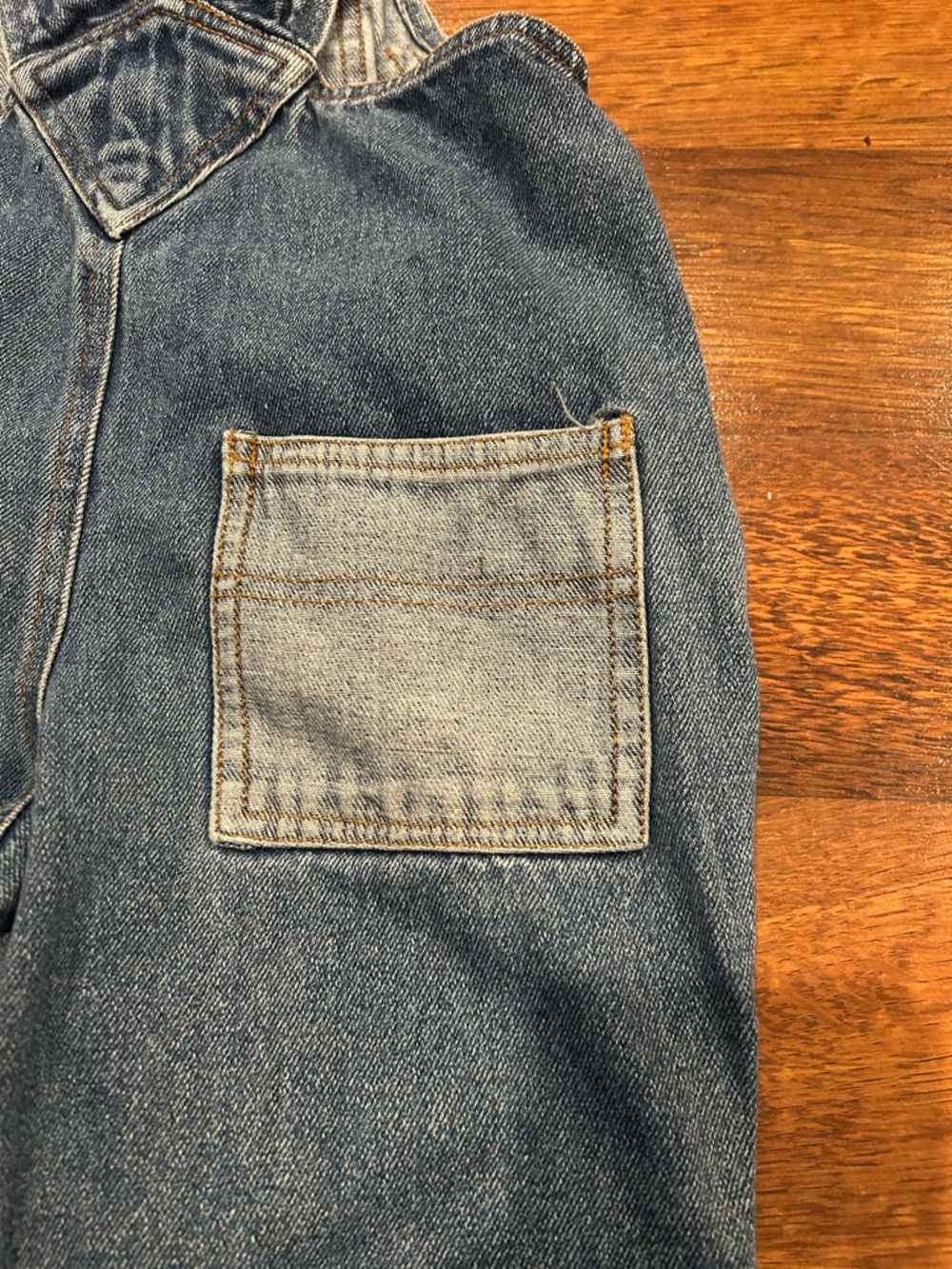 Vintage 90s Winnie The Pooh Embroidered Denim Overalls 4T Rare Tigger - Picture 7 of 8